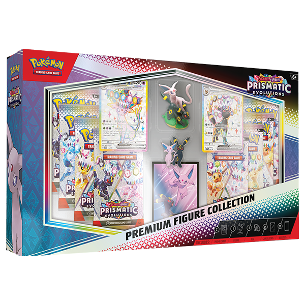 PRE-ORDER Pokemon Prismatic Evolutions Premium Figure Collection