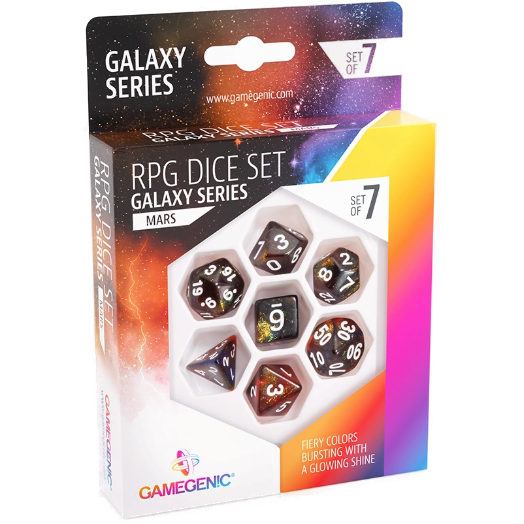 Gamegenic Galaxy Series - RPG Dice Set