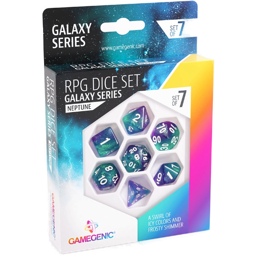 Gamegenic Galaxy Series - RPG Dice Set