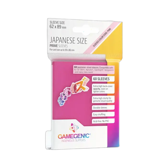 Gamegenic Prime Sleeves - Japanese Size (60)