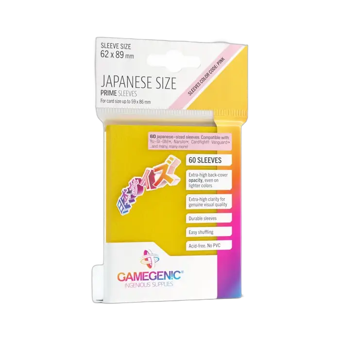 Gamegenic Prime Sleeves - Japanese Size (60)