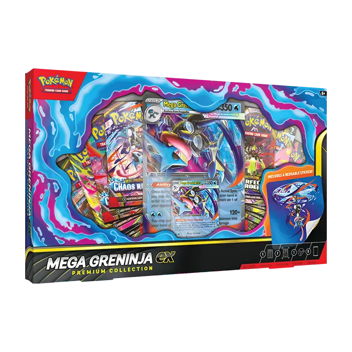 PRE-ORDER Pokemon TCG: Mega Greninja ex Premium Collection
