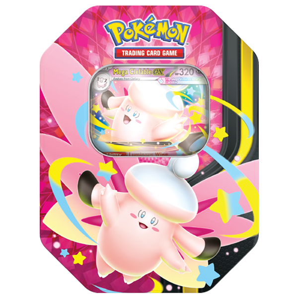 PRE-ORDER Pokemon TCG: Mega Moonlit Tin - CLEFABLE