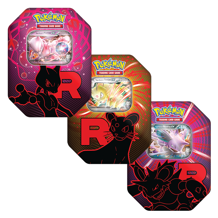 Pokemon Team Rocket Tins