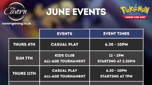 Pokemon Event Schedule - June 2026
