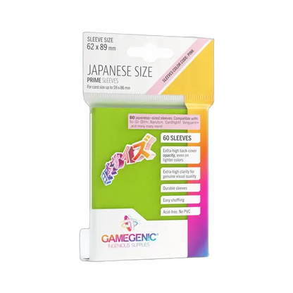 Gamegenic Prime Sleeves - Japanese Size (60)