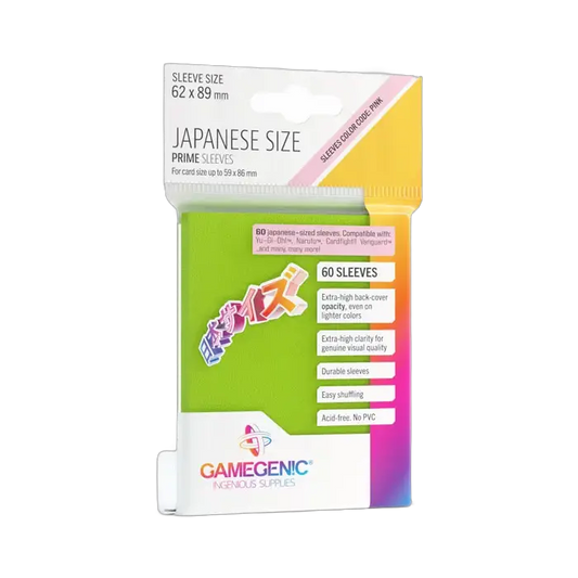 Gamegenic Prime Sleeves - Japanese Size (60)