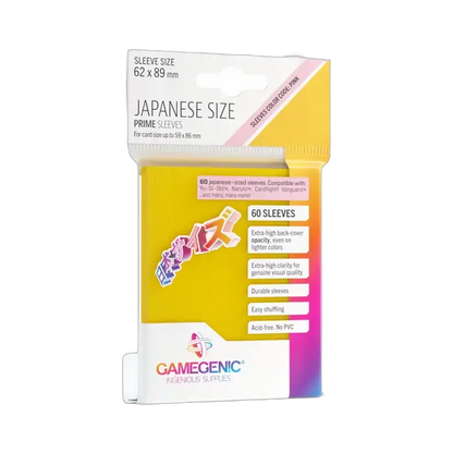 Gamegenic Prime Sleeves - Japanese Size (60)