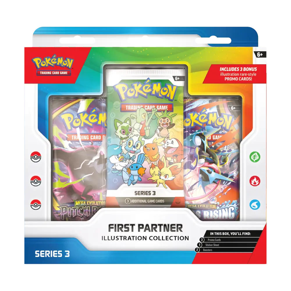 PRE-ORDER Pokemon TCG: First Partner Illustration Collection - Series 3