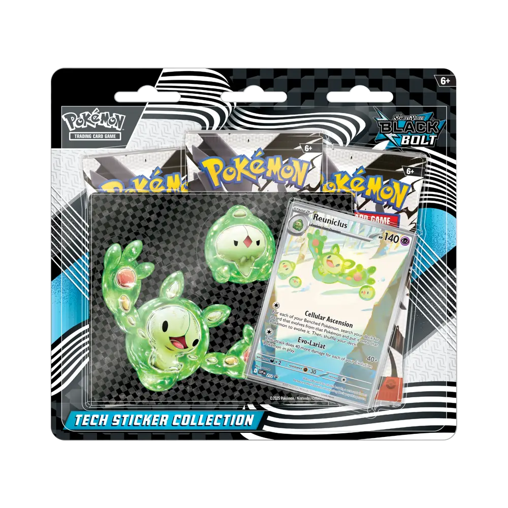 PRE-ORDER - Black Bolt - Tech Sticker Collection Reuniclus