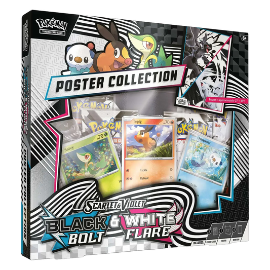 PRE-ORDER Black Bolt & White Flare Unova Poster Collection