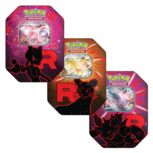 Pokemon Team Rocket Tins